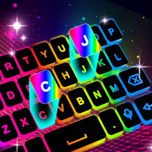 Neon LED Keyboard.    (Premium)